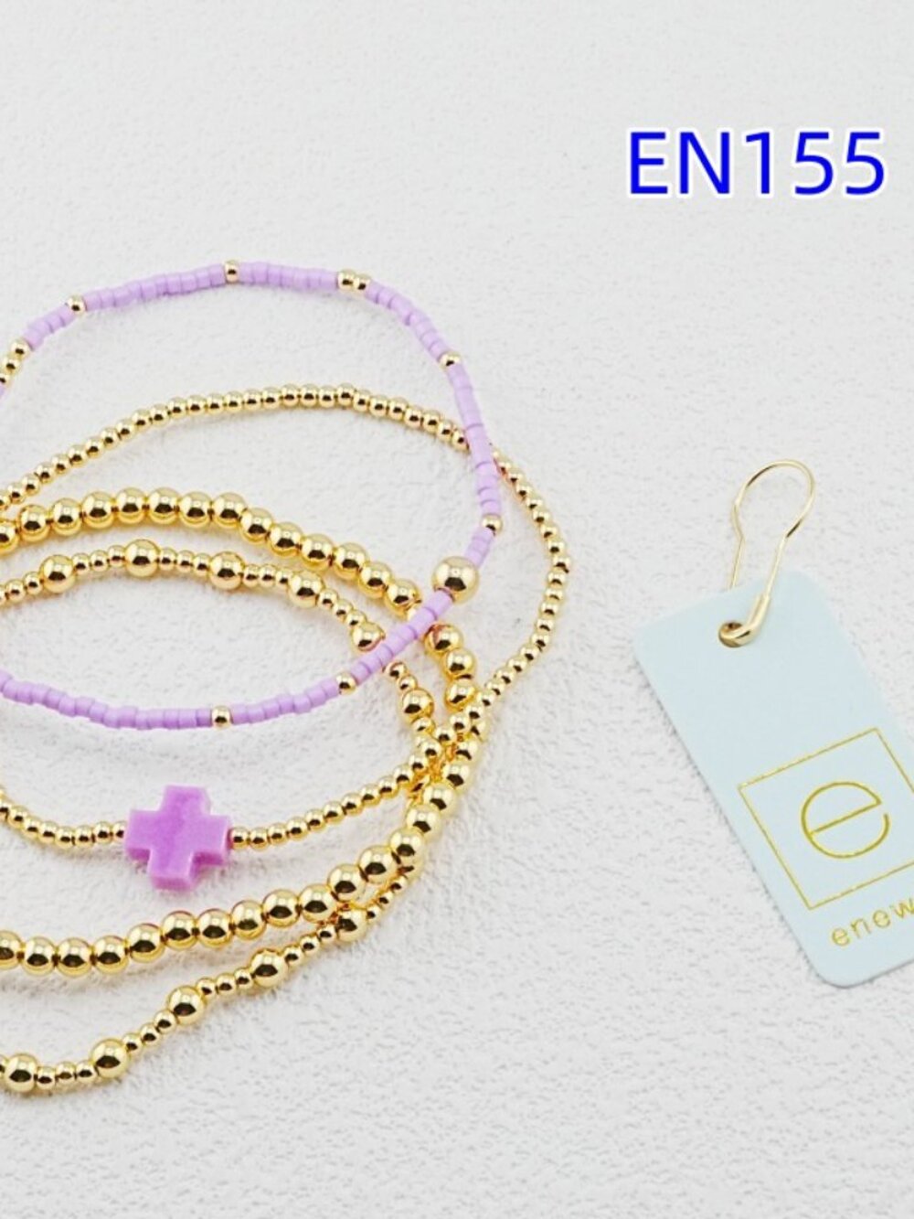 Enewton Colorful Cross Bracelet Set